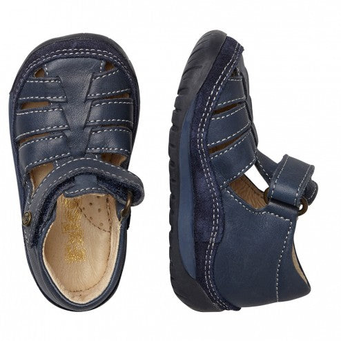 FALCOTTO LAGUNA BOYS FIRST WALKER VELCRO SANDAL BLUE