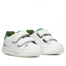 Load image into Gallery viewer, FALCOTTO KINER LOW TOP BOYS VELCRO FIRST WALKER SNEAKER WHITE
