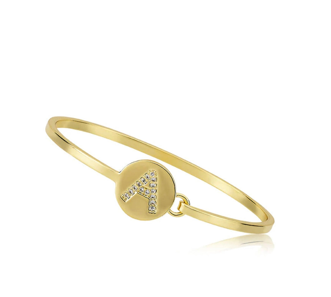 MOLLY GLITZ INITIAL BANGLE BN0785B