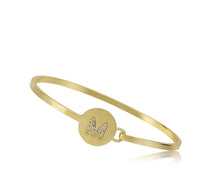 Load image into Gallery viewer, MOLLY GLITZ INITIAL BANGLE BN0785B
