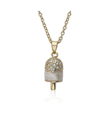 Load image into Gallery viewer, Molly Glitz Popsicle Necklace NE2650B-MLB-GP
