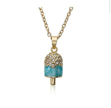 Load image into Gallery viewer, Molly Glitz Popsicle Necklace NE2650B-MLB-GP
