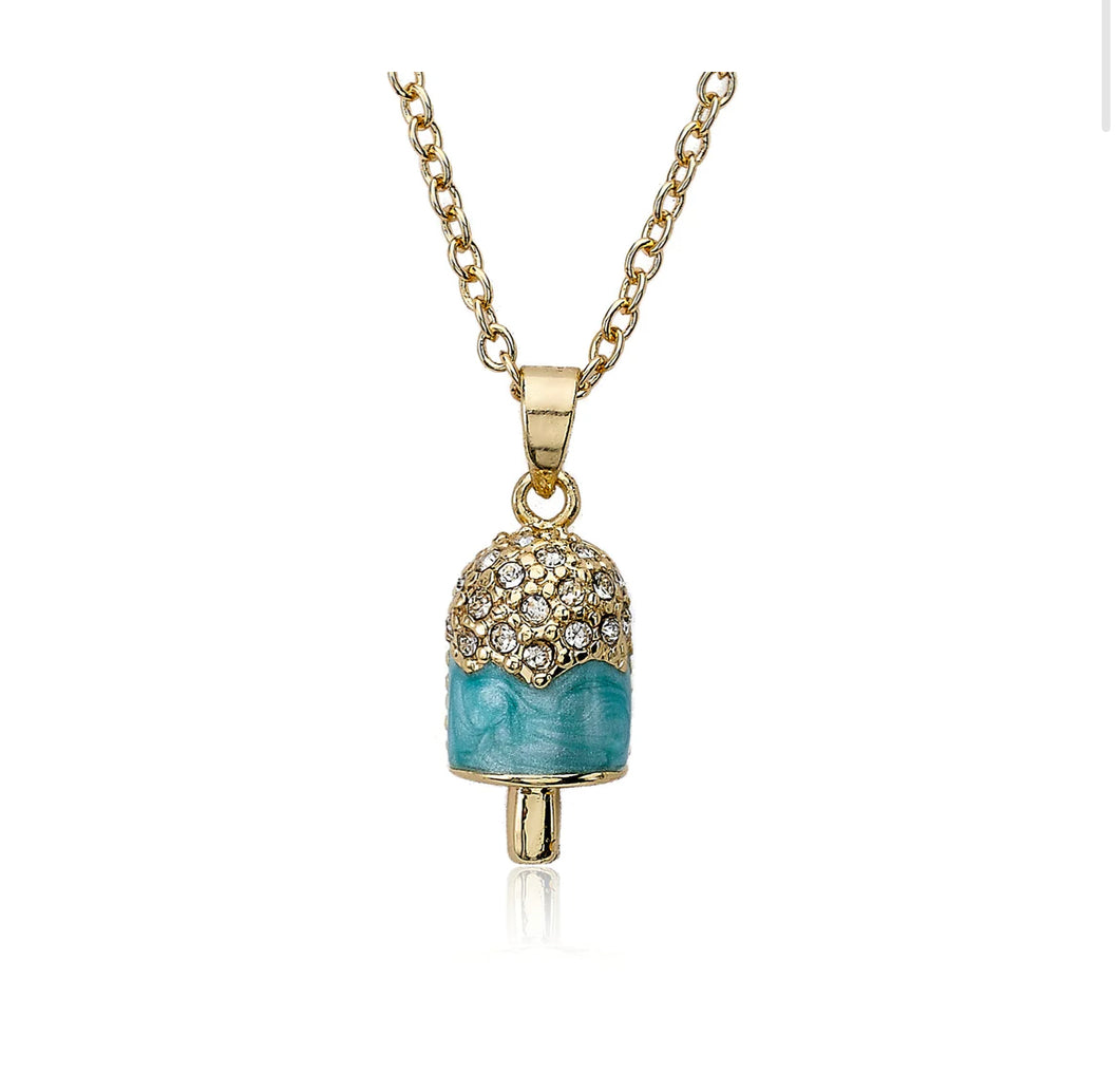 Molly Glitz Popsicle Necklace NE2650B-MLB-GP