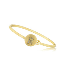 Load image into Gallery viewer, MOLLY GLITZ INITIAL BANGLE BN0785B
