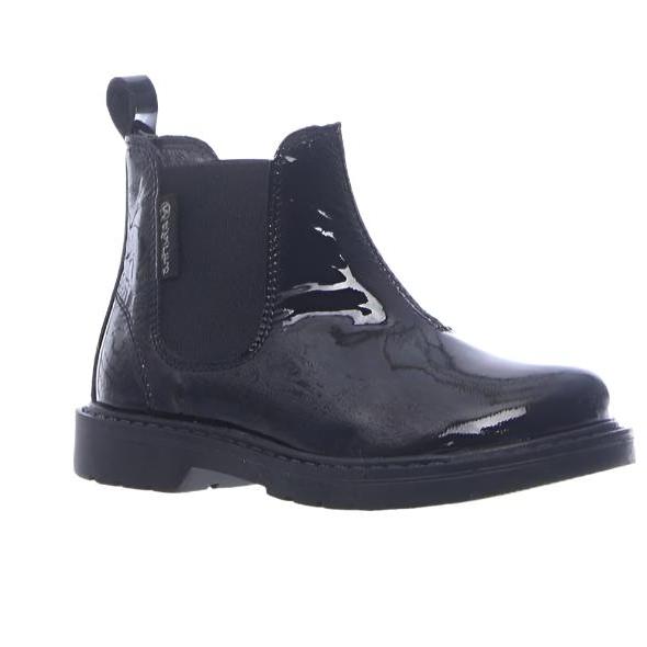 NATURINO PICCADILLY GIRLS BLACK PATENT BOOT